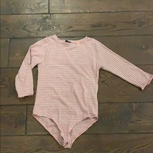 Forever 21 striped  bodysuit